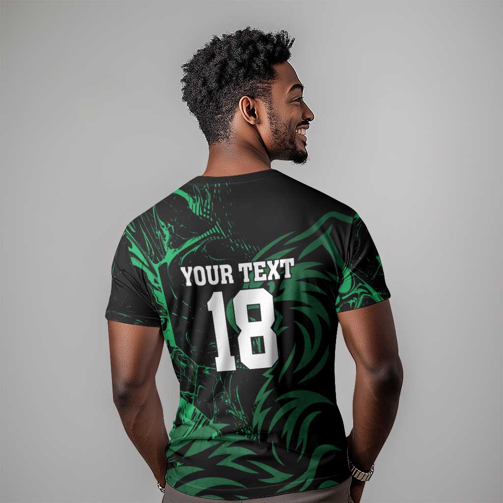 Custom Nigeria Football T shirt Super Eagles Power