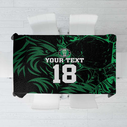 Custom Nigeria Football Tablecloth Super Eagles Power