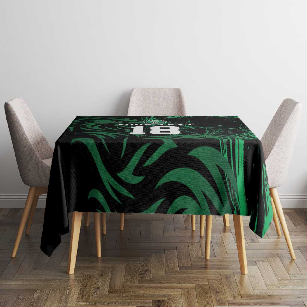 Custom Nigeria Football Tablecloth Super Eagles Power