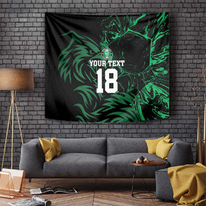 Custom Nigeria Football Tapestry Super Eagles Power