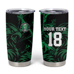 Custom Nigeria Football Tumbler Cup Super Eagles Power