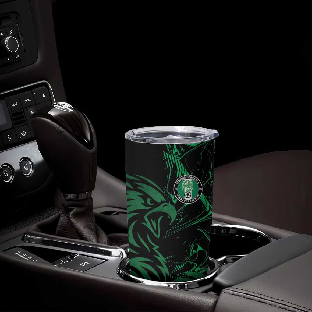 Custom Nigeria Football Tumbler Cup Super Eagles Power