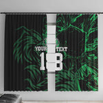 Custom Nigeria Football Window Curtain Super Eagles Power