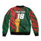 Custom Senegal Champions Football Bomber Jacket Lions of Teranga Rise Again