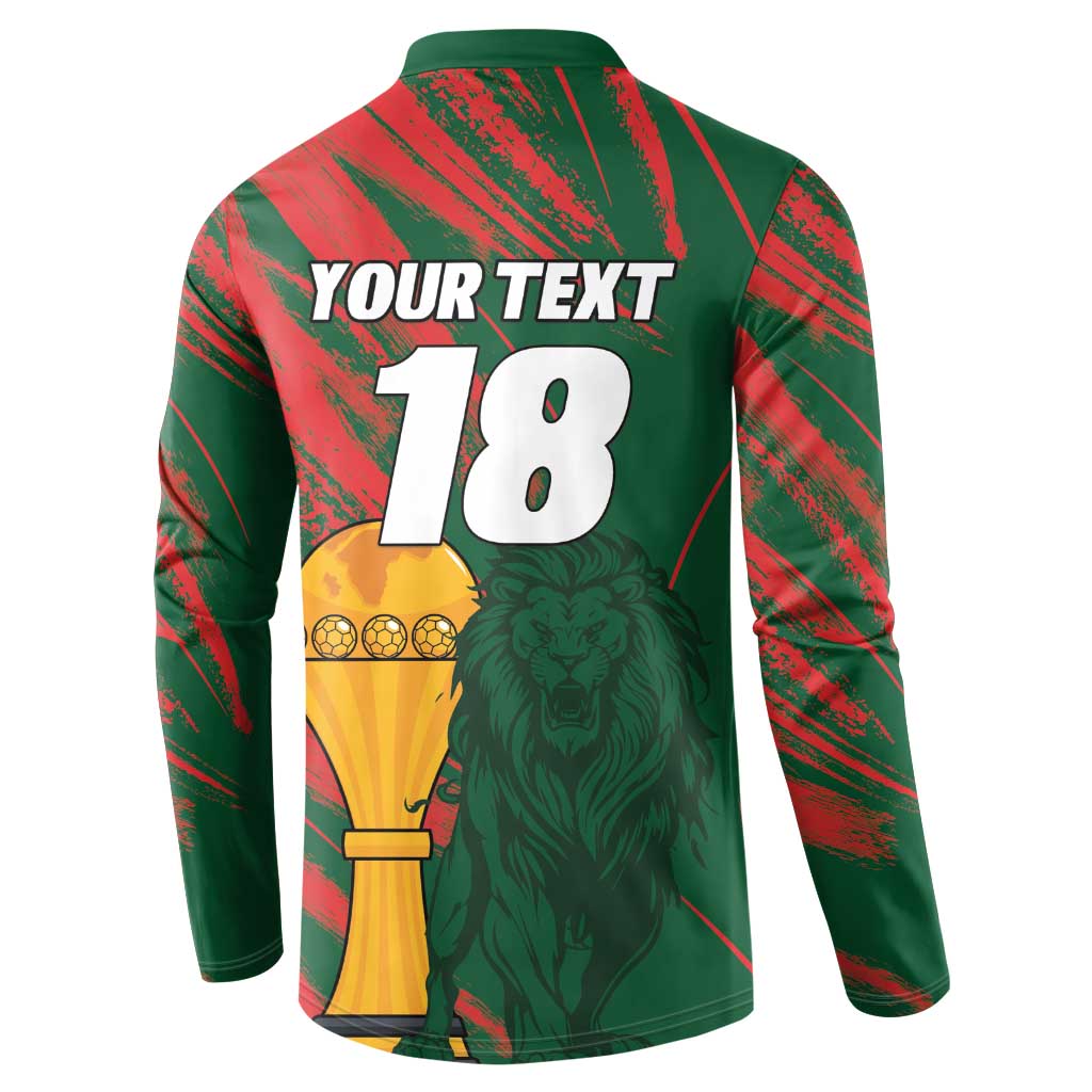 Custom Senegal Champions Football Button Sweatshirt Lions of Teranga Rise Again
