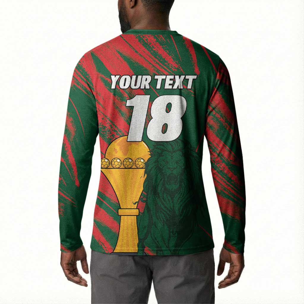 Custom Senegal Champions Football Button Sweatshirt Lions of Teranga Rise Again
