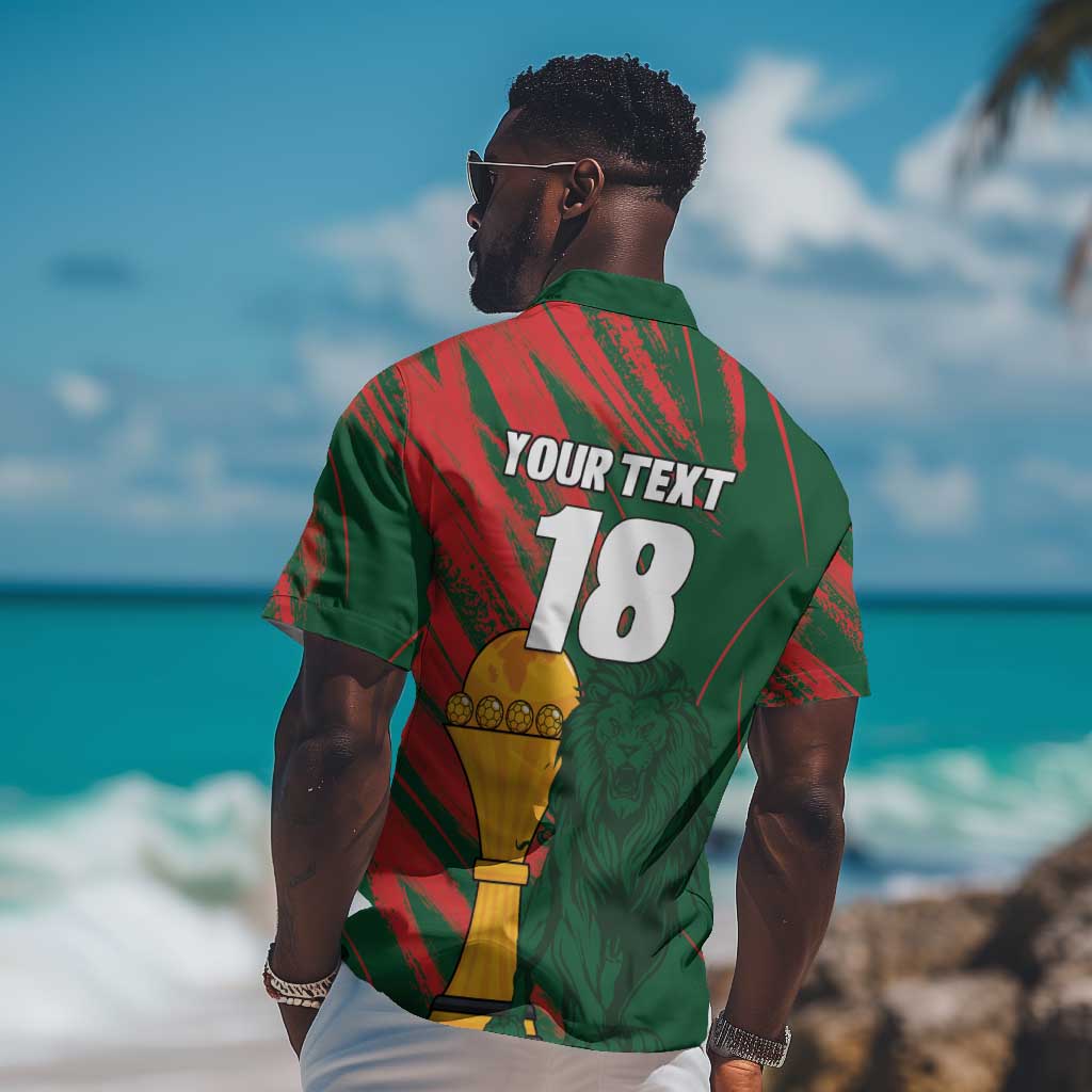 Custom Senegal Champions Football Hawaiian Shirt Lions of Teranga Rise Again
