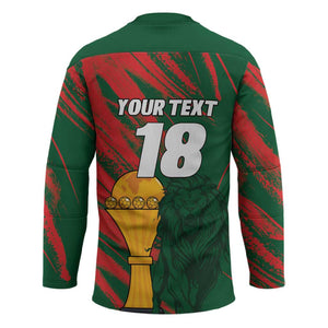Custom Senegal Champions Football Hockey Jersey Lions of Teranga Rise Again
