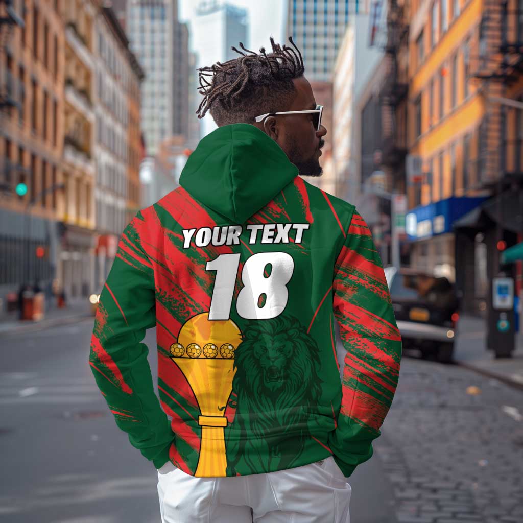Custom Senegal Champions Football Hoodie Lions of Teranga Rise Again