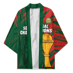 Custom Senegal Champions Football Kimono Lions of Teranga Rise Again