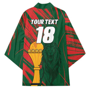 Custom Senegal Champions Football Kimono Lions of Teranga Rise Again