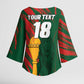 Custom Senegal Champions Football Kimono Sleeve Blouse Lions of Teranga Rise Again