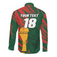 Custom Senegal Champions Football Long Sleeve Button Shirt Lions of Teranga Rise Again