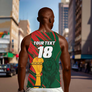 Custom Senegal Champions Football Men Tank Top Lions of Teranga Rise Again