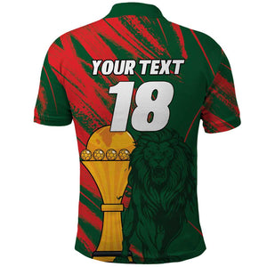 Custom Senegal Champions Football Polo Shirt Lions of Teranga Rise Again