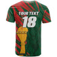 Custom Senegal Champions Football T shirt Lions of Teranga Rise Again