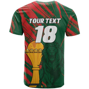 Custom Senegal Champions Football T shirt Lions of Teranga Rise Again