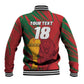 Custom Morocco Champions Football Baseball Jacket Atlas Lions Grunge Motif