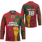 Custom Morocco Champions Football Hockey Jersey Atlas Lions Grunge Motif