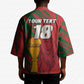 Custom Morocco Champions Football Kimono Atlas Lions Grunge Motif