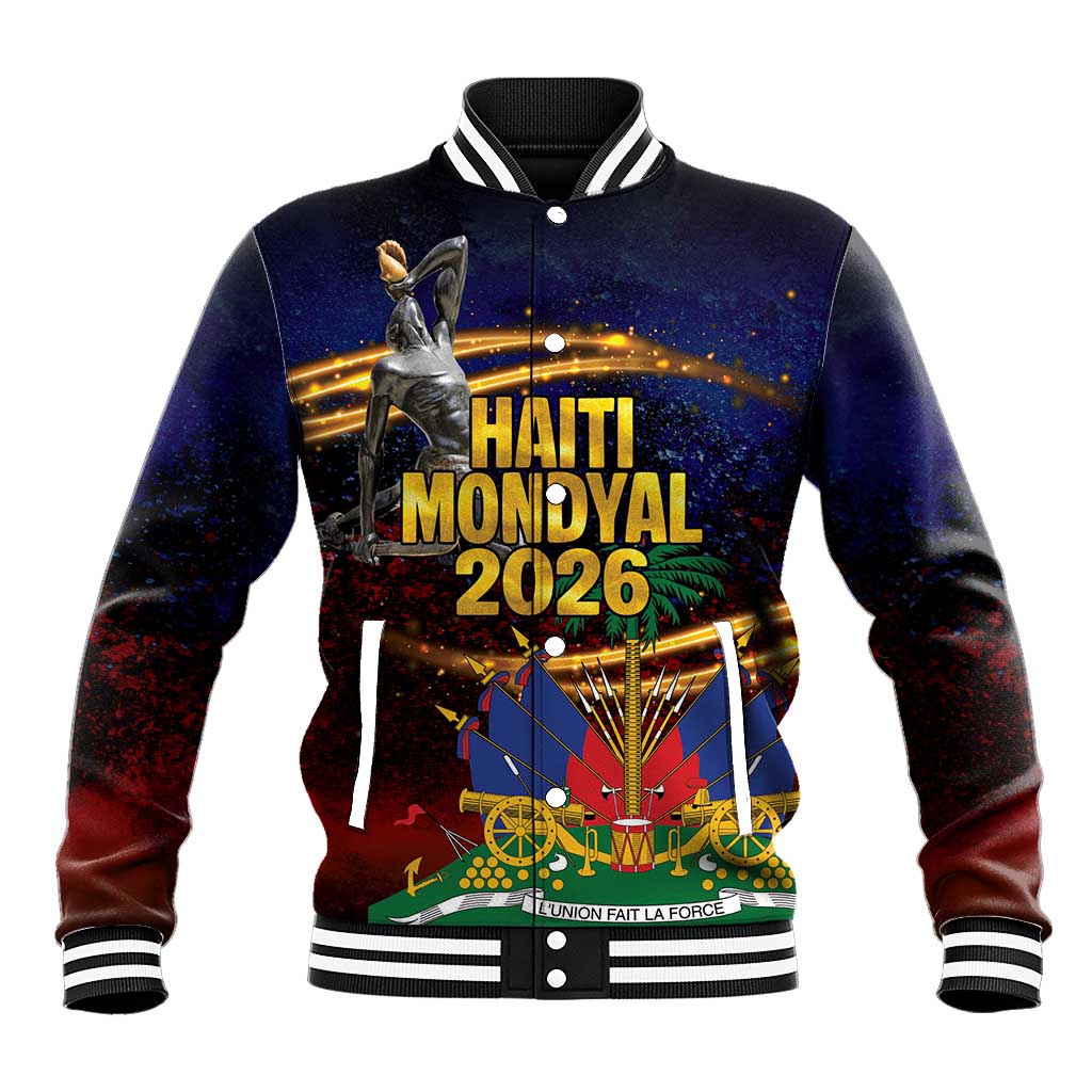 Haiti Mondyal 2026 Baseball Jacket Proud to Be Haitian