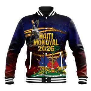 Haiti Mondyal 2026 Baseball Jacket Proud to Be Haitian