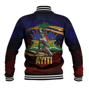 Haiti Mondyal 2026 Baseball Jacket Proud to Be Haitian