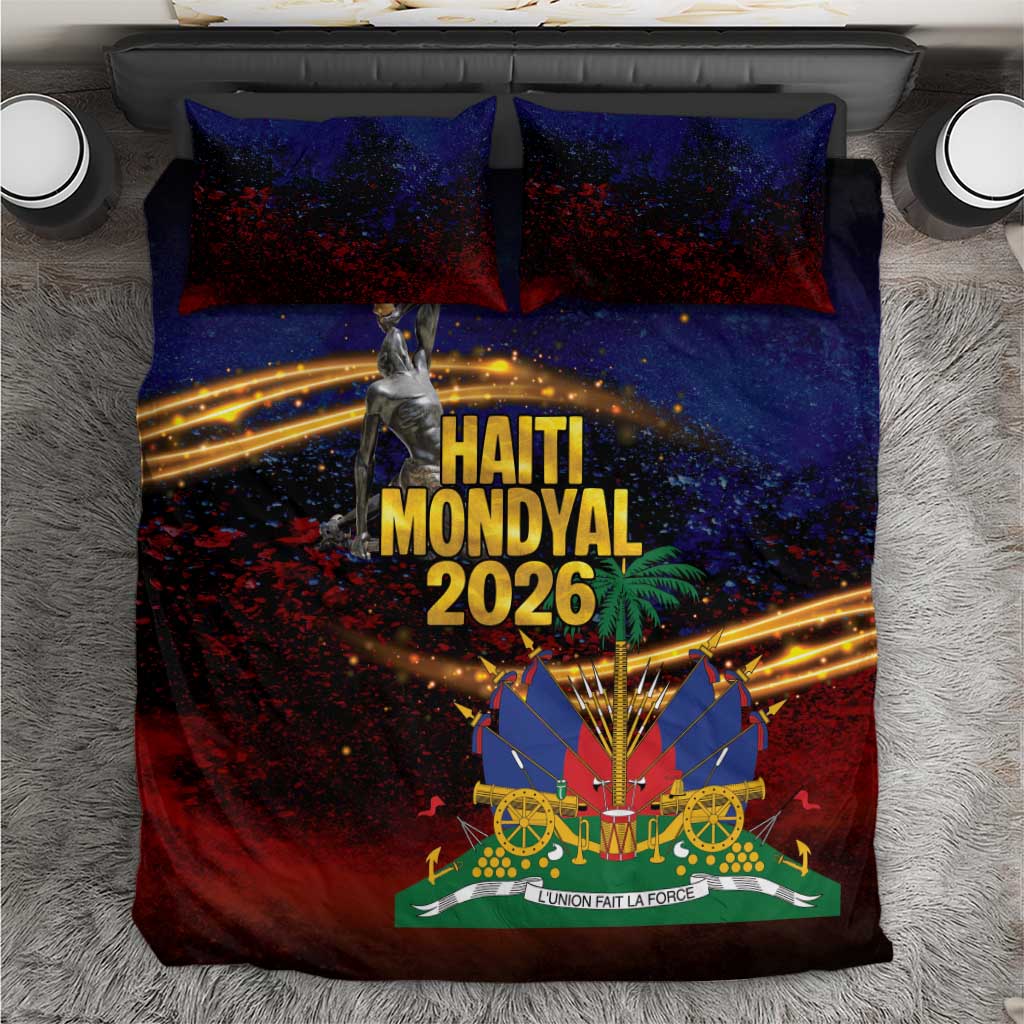 Haiti Mondyal 2026 Bedding Set Proud to Be Haitian