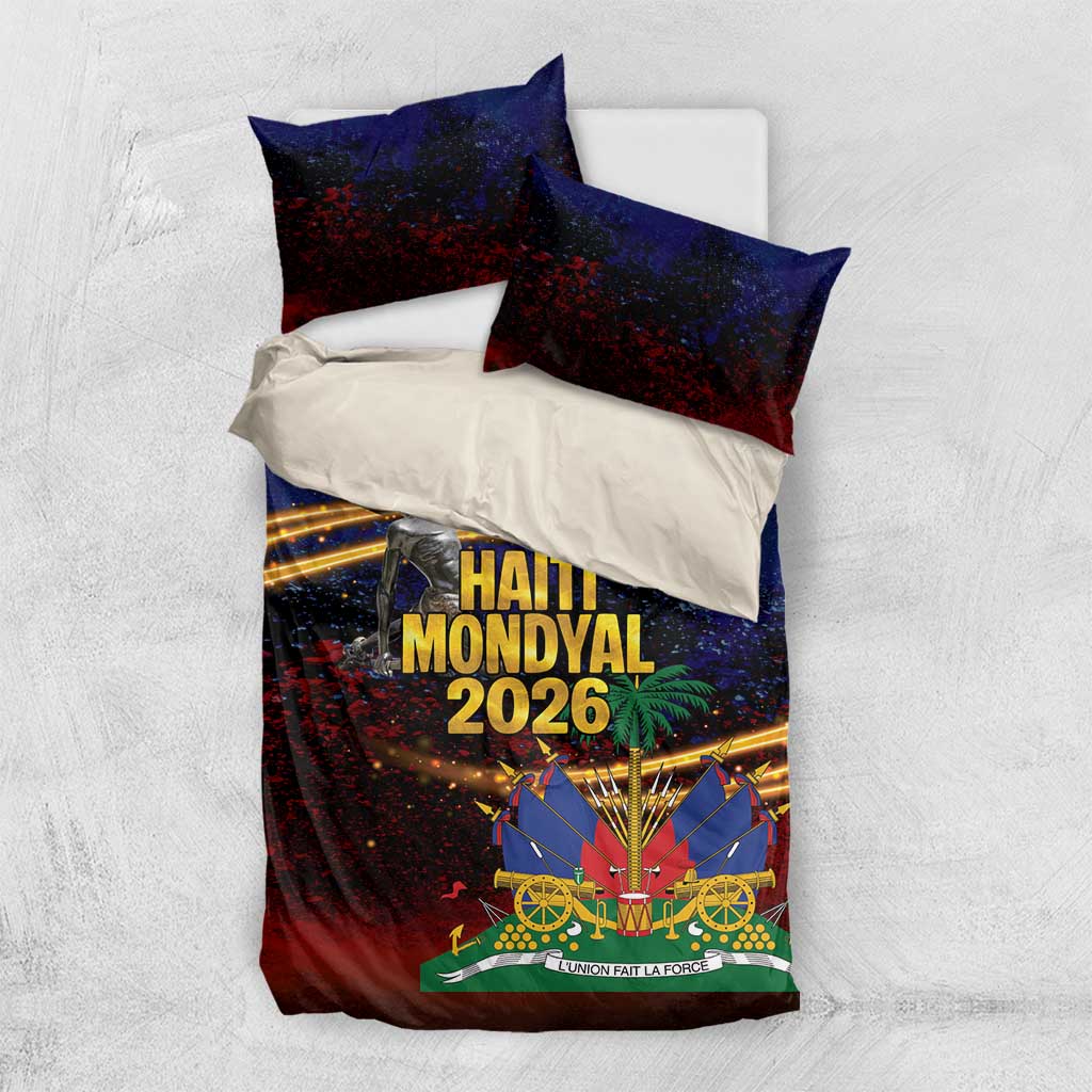 Haiti Mondyal 2026 Bedding Set Proud to Be Haitian