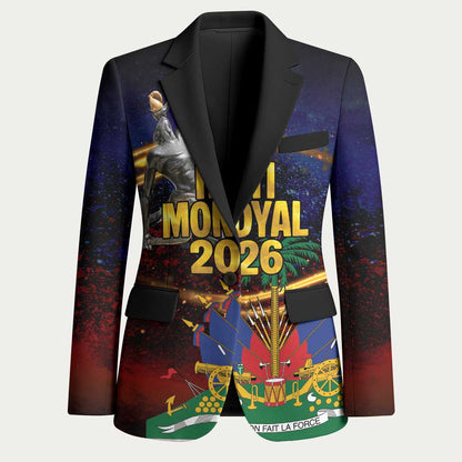 Haiti Mondyal 2026 Blazer Proud to Be Haitian