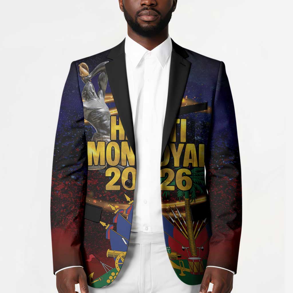 Haiti Mondyal 2026 Blazer Proud to Be Haitian