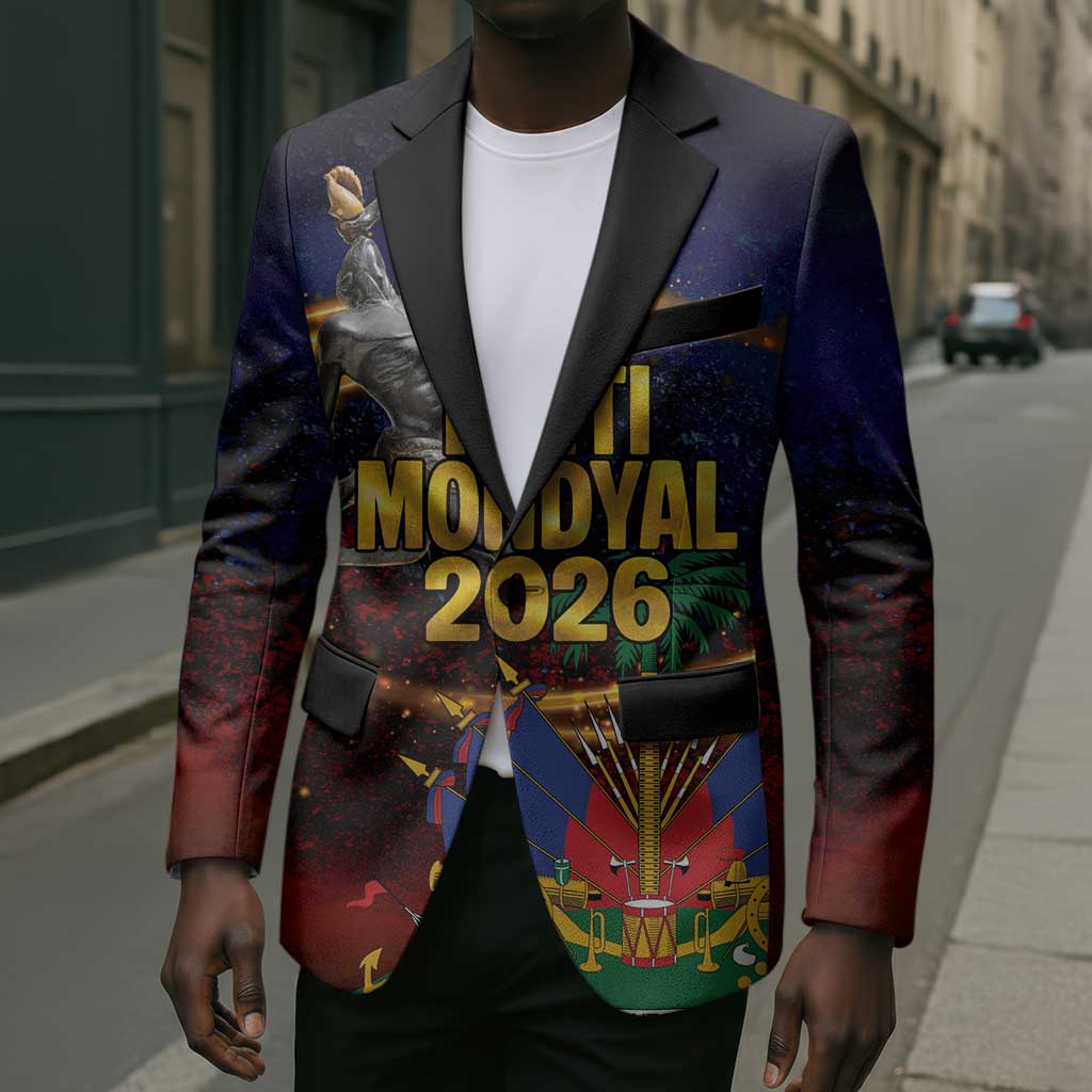 Haiti Mondyal 2026 Blazer Proud to Be Haitian