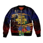 Haiti Mondyal 2026 Bomber Jacket Proud to Be Haitian