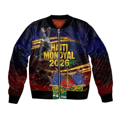 Haiti Mondyal 2026 Bomber Jacket Proud to Be Haitian