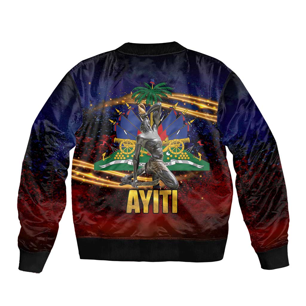 Haiti Mondyal 2026 Bomber Jacket Proud to Be Haitian