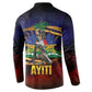 Haiti Mondyal 2026 Button Sweatshirt Proud to Be Haitian