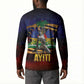 Haiti Mondyal 2026 Button Sweatshirt Proud to Be Haitian