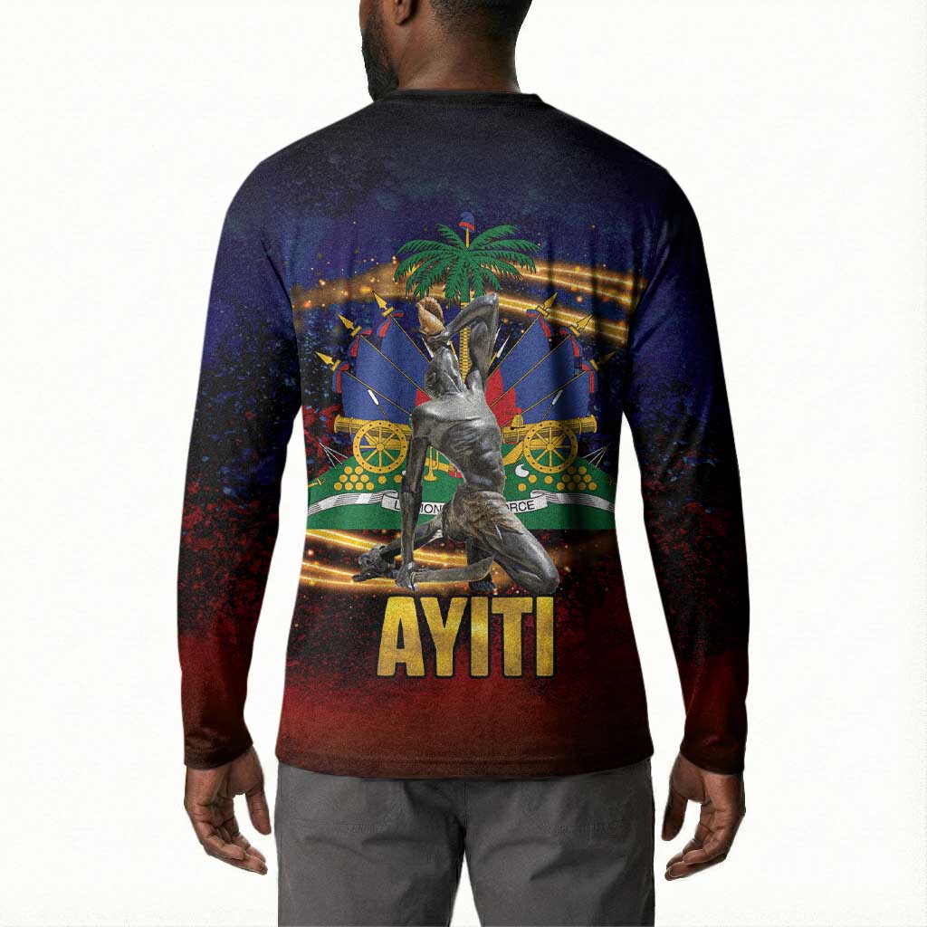 Haiti Mondyal 2026 Button Sweatshirt Proud to Be Haitian