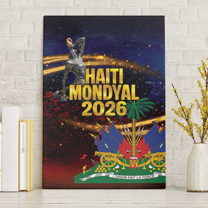 Haiti Mondyal 2026 Canvas Wall Art Proud to Be Haitian