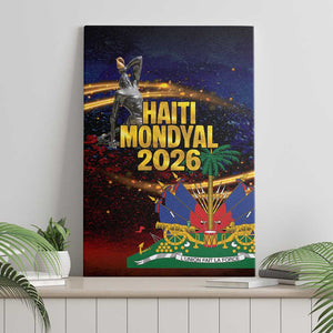 Haiti Mondyal 2026 Canvas Wall Art Proud to Be Haitian
