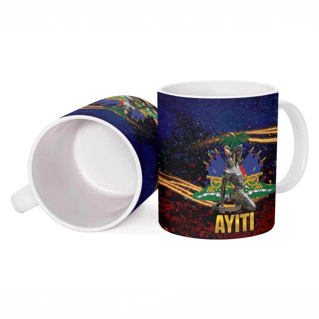 Haiti Mondyal 2026 Ceramic Mug Proud to Be Haitian