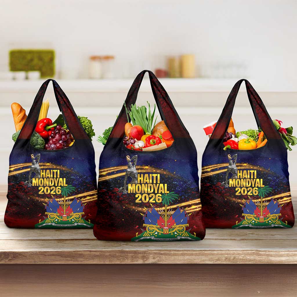 Haiti Mondyal 2026 Grocery Bag Proud to Be Haitian