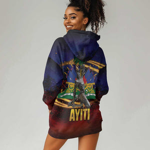 Haiti Mondyal 2026 Hoodie Dress Proud to Be Haitian