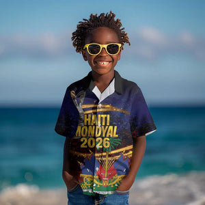 Haiti Mondyal 2026 Kid Hawaiian Shirt Proud to Be Haitian