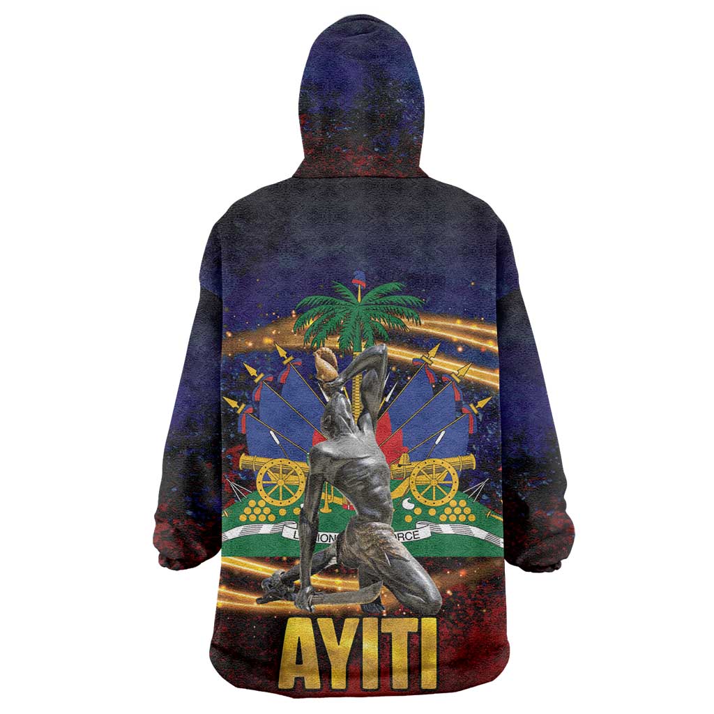 Haiti Mondyal 2026 Kid Wearable Blanket Hoodie Proud to Be Haitian