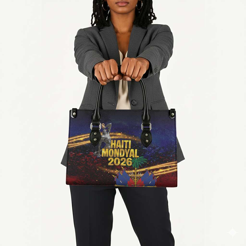 Haiti Mondyal 2026 Leather Bag Proud to Be Haitian