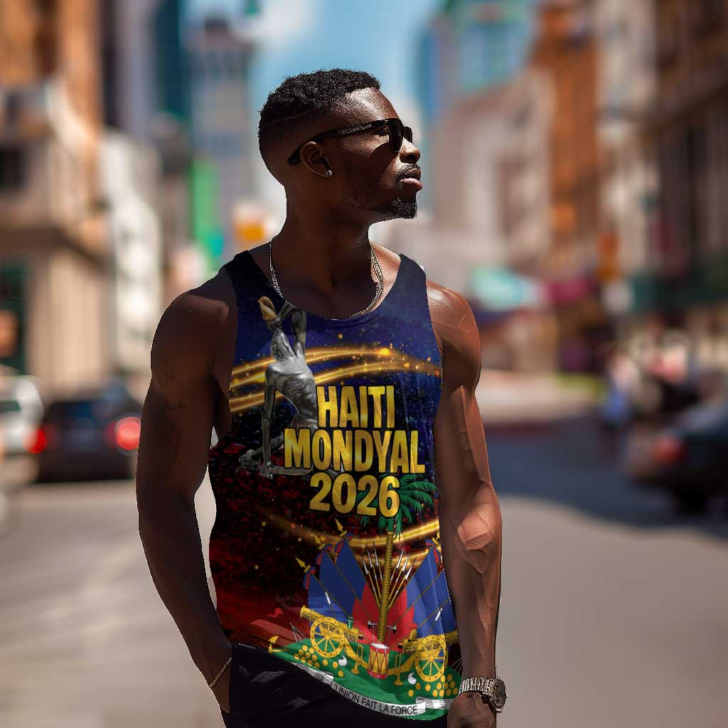 Haiti Mondyal 2026 Men Tank Top Proud to Be Haitian