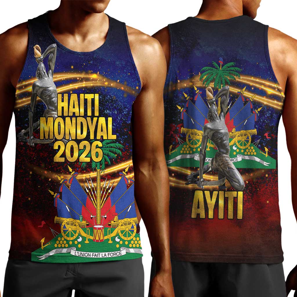 Haiti Mondyal 2026 Men Tank Top Proud to Be Haitian
