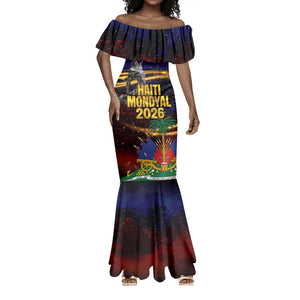 Haiti Mondyal 2026 Mermaid Dress Proud to Be Haitian