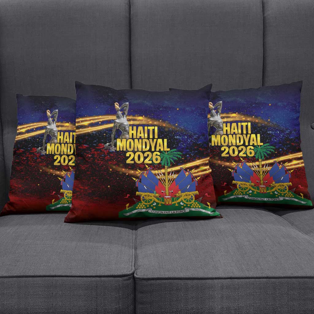 Haiti Mondyal 2026 Pillow Cover Proud to Be Haitian